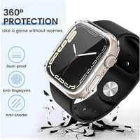 Universal TPU Bumper Case with Screen Protector for Smartwatch - Fits Multiple Sizes & Series