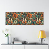 Floral Vintage 70's Inspired Guitar Canvas Gallery Wraps!