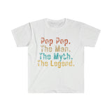 Pop Pop The Man The Myth the Legend, Freckled Fox Company, Graphic Tees, Kansas Seller, Fathers Day