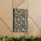 Vintage 70's Inspired Floral Foxy Canvas Gallery Wraps!