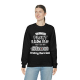 But I Can Still Shoot Pretty Darn Good Unisex Heavy Blend Crewneck Sweatshirt! Sarcastic Vibes!