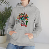 Merry Christmas Sunflower Holiday Unisex Heavy Blend Hooded Sweatshirt! Winter Vibes!