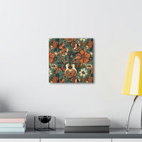 Floral Vintage 70's Inspired Guitar Canvas Gallery Wraps!