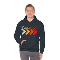 Kansas City Football Arrow Colors Unisex Heavy Blend Hooded Sweatshirt! Football Season!