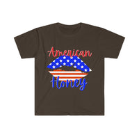 American Honey Red White and Blue Graphic Tees! Independence Day! FreckledFoxCompany