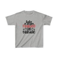 Baby It's Really Freaking Cold Outside Kids Unisex Heavy Cotton Graphic Tees! Winter Vibes! Foxy Kids! FreckledFoxCompany