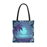 Beach Tote Bag Midnight Blue! FreckledFoxCompany