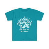Birthday King... Now blow out my candle unisex graphic Tees! Sarcastic Vibes! FreckledFoxCompany