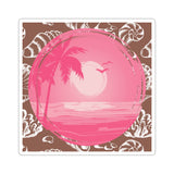 Blush Pink Beach Vinyl Sticker! FreckledFoxCompany