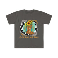 Boots Lace and Grace Unisex Western Inspired Graphic Tees! Fall Vibes! FreckledFoxCompany