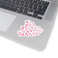 Born To Fly Blush Pink Vinyl Sticker! FreckledFoxCompany