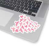 Born To Fly Blush Pink Vinyl Sticker! FreckledFoxCompany