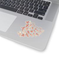 Born To Fly Coral Colored Vinyl Sticker! FreckledFoxCompany
