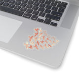 Born To Fly Coral Colored Vinyl Sticker! FreckledFoxCompany