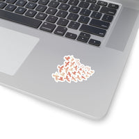 Born To Fly Coral Colored Vinyl Sticker! FreckledFoxCompany