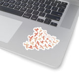 Born To Fly Coral Colored Vinyl Sticker! FreckledFoxCompany