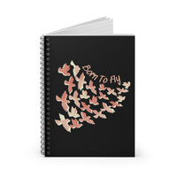 Born To Fly Light Pink Ombre Journal! FreckledFoxCompany