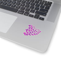 Born To Fly Purple Ombre Vinyl Sticker! FreckledFoxCompany