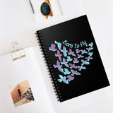 Born To Fly Purple and Light Blue Journal! FreckledFoxCompany