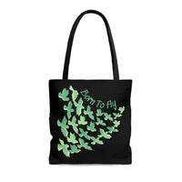 Born to Fly Mint Green Tote Bag! FreckledFoxCompany