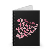 Born to Fly Pink Ombre Journal! FreckledFoxCompany