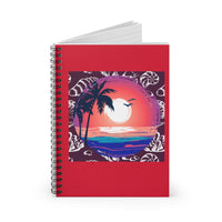 Bright Pink and Dark Purple Beach Journal! FreckledFoxCompany