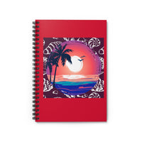 Bright Pink and Dark Purple Beach Journal! FreckledFoxCompany
