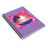 Bright Pink and Purple Beach Journal! FreckledFoxCompany