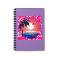 Bright Pink and Purple Beach Journal! FreckledFoxCompany