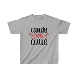 Candy Cane Cutie Unisex Kids Heavy Cotton Graphic Tees! Foxy Kids! Winter Vibes! FreckledFoxCompany