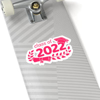 Class Of 2022 Vinyl Sticker Bright Pink! Graduation Gift! FreckledFoxCompany