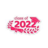 Class Of 2022 Vinyl Sticker Bright Pink! Graduation Gift! FreckledFoxCompany