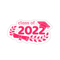 Class Of 2022 Vinyl Sticker Bright Pink! Graduation Gift! FreckledFoxCompany