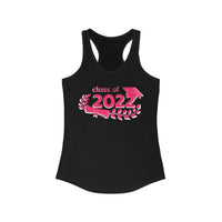 Class of 2022 Bright Pink Women's Racerback Tank! Graduation Gift! FreckledFoxCompany