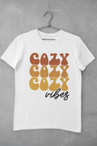 Cozy Cozy Cozy Vibes Retro Inspired Graphic Tees! Fall Vibes! FreckledFoxCompany