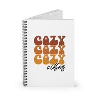 Cozy Cozy Cozy Vibes Retro Inspired Journal! Fall Vibes! FreckledFoxCompany
