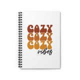 Cozy Cozy Cozy Vibes Retro Inspired Journal! Fall Vibes! FreckledFoxCompany