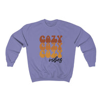 Cozy Cozy Cozy Vibes Retro Inspired Unisex Crewneck Sweatshirt! Fall Vibes! FreckledFoxCompany