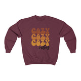 Cozy Cozy Cozy Vibes Retro Inspired Unisex Crewneck Sweatshirt! Fall Vibes! FreckledFoxCompany