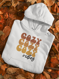 Cozy Cozy Cozy Vibes Retro Style Hoodie! Fall Vibes! FreckledFoxCompany
