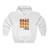 Cozy Cozy Cozy Vibes Retro Style Hoodie! Fall Vibes! FreckledFoxCompany