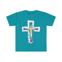 Cross Paint Drip Graphic Tees! Unisex, Ultra Soft! FreckledFoxCompany