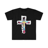 Cross Paint Drip Graphic Tees! Unisex, Ultra Soft! FreckledFoxCompany