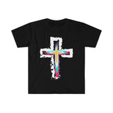 Cross Paint Drip Graphic Tees! Unisex, Ultra Soft! FreckledFoxCompany