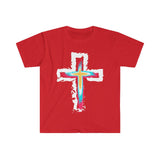 Cross Paint Drip Graphic Tees! Unisex, Ultra Soft! FreckledFoxCompany