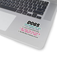 Dog Best Friends Forever Stickers! Cut to edge, white or transparent, 4 sizes. FreckledFoxCompany