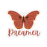 Dreamer Butterfly Terracotta Color Vinyl Sticker! FreckledFoxCompany