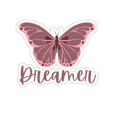 Dreamer Mauve Purple Butterfly Vinyl Sticker! FreckledFoxCompany