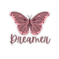 Dreamer Mauve Purple Butterfly Vinyl Sticker! FreckledFoxCompany
