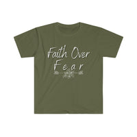 Faith Over Fear Graphic Tees! Unisex, 100% Cotton, Ultra Soft FreckledFoxCompany